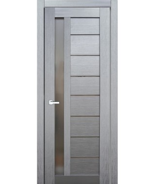 Дверь с ПВХ покрытием 37К (Сандал Серый, Стекло Графит) Дверь с ПВХ покрытием 37К (Сандал Серый, Стекло Графит)