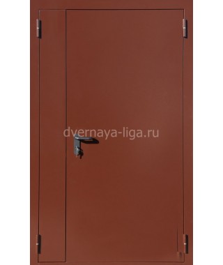 Дверь стальная противопожарная двупольная ДПМ-02(EI-30,EI-60) RAL 8017